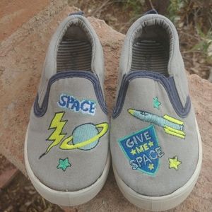 OshKosh B'gosh Gray Slip On Shoes "Give Me Space"